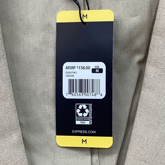 Express‎ Women's Linen Blazer - Medium - Picture 4 of 5